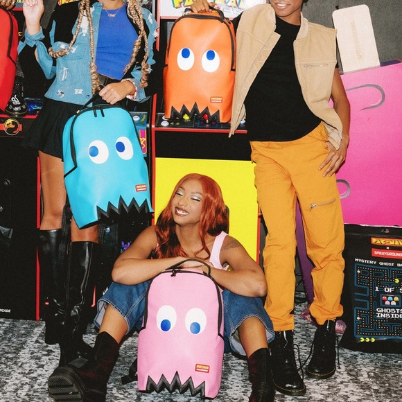 LIMITED EDITION PAC-MAN Ghost Backpack ASSORTED COLORS - Picture 3 of 7